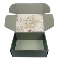 Boîtes d'avion couleur simple face imprimées par les fabricants Boîtes cadeaux cosmétiques Boîtes de papier ondulé pour vêtements
