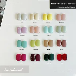 Vernis à ongles gel <span class=keywords><strong>de</strong></span> haute qualité 15 ml Mary Phototherapy Mirror Powder Solid Color Series Milk Bottle Nail Art Phototherapy - Product Image 2