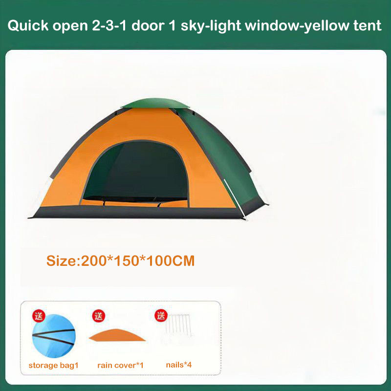 2-3 person 1 door yellow