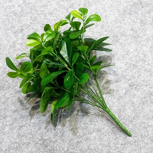 Décor de verdure de Noël intérieur et extérieur buissons et <span class=keywords><strong>faux</strong></span> arbustes de Schefflera en soie artificielle pour décoration de jardin et de bureau - Product Image 5