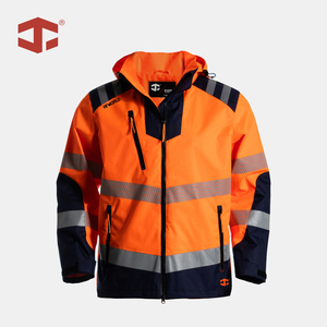 เสื้อกันฝนฤดูหนาว JIADE WorkPro สำหรับผู้ชาย ANSI Class 3 กันน้ำ สะท้อนแสง ผลิตจากโพลีเอสเตอร์ ไซส์ใหญ่ เสื้อแจ็คเก็ตทำงานกลางแจ้งเพื่อความปลอดภัย พร้อมโลโก้ - Product Image 3