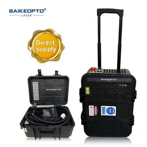 Rucksack Laser reinigungs maschine 200w Schnelle Reinigung Oberflächen sanierung Haushalt Gewerbliche Vermietung Auto wartung