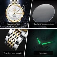 Livraison directe pour la montre automatique unisexe de luxe 6657 en acier inoxydable avec cadran en verre, étanche 50M, lumineuse, mécanique, 41mm 20mm HANGZHOU