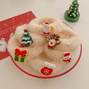Christmas Plush Scrunchie <b>Elastic</b> Band <b>Cord</b> Hair Santa Accessories - Product Image 5