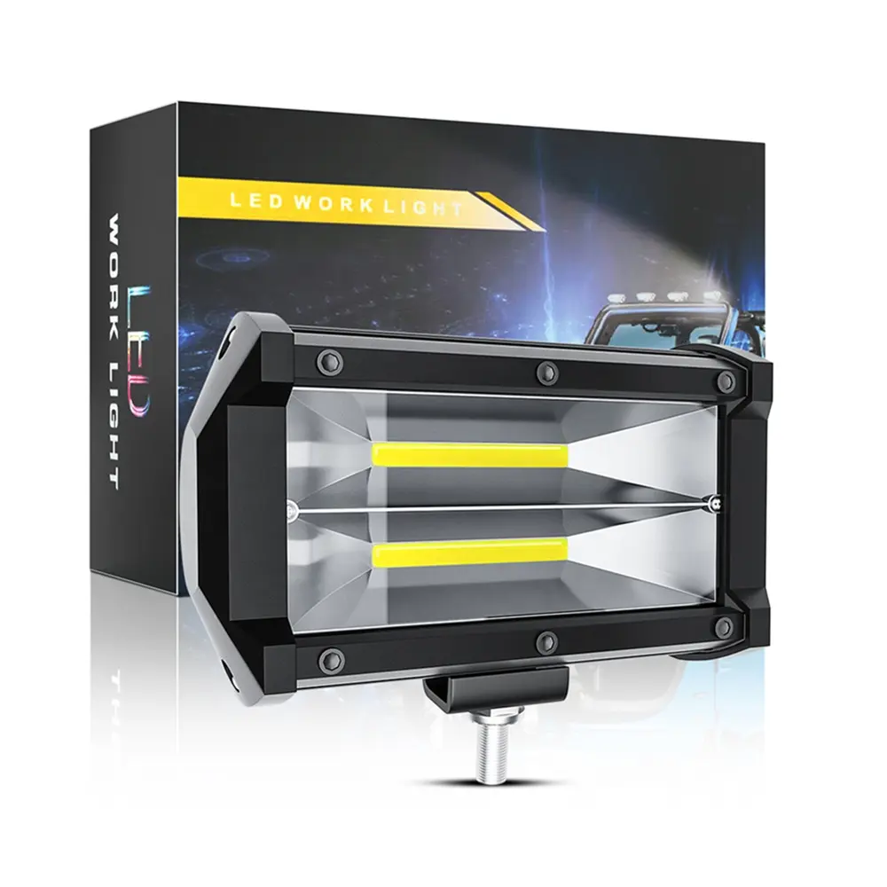 DXZ-Luz LED de trabajo de 5 pulgadas, 72W, 4800LM, COB, para coche todoterreno/camioneta/Wagon, nueva