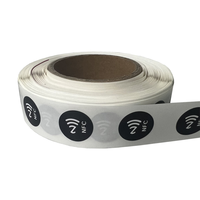 Étiquettes NFC personnalisables avec logo imprimable, 13,56 MHz, étiquette autocollante intelligente RFID NFC, puce Fudan, autocollant NFC