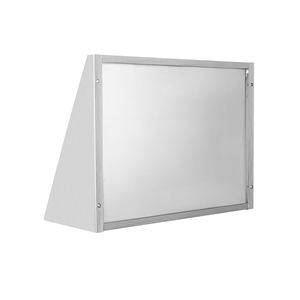 Étagère murale pour micro-ondes en acier inoxydable |   Étagère de cuisine professionnelle robuste pour micro-ondes - Product Image 3