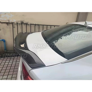 สปอยเลอร์สำหรับ Kia K5 / Optima ปี 2016 2017 2018 คาร์บอนไฟเบอร์ / FRP ไพรเมอร์ ปีกหลังแบบ R-type อุปกรณ์ตกแต่ง - Product Image 4