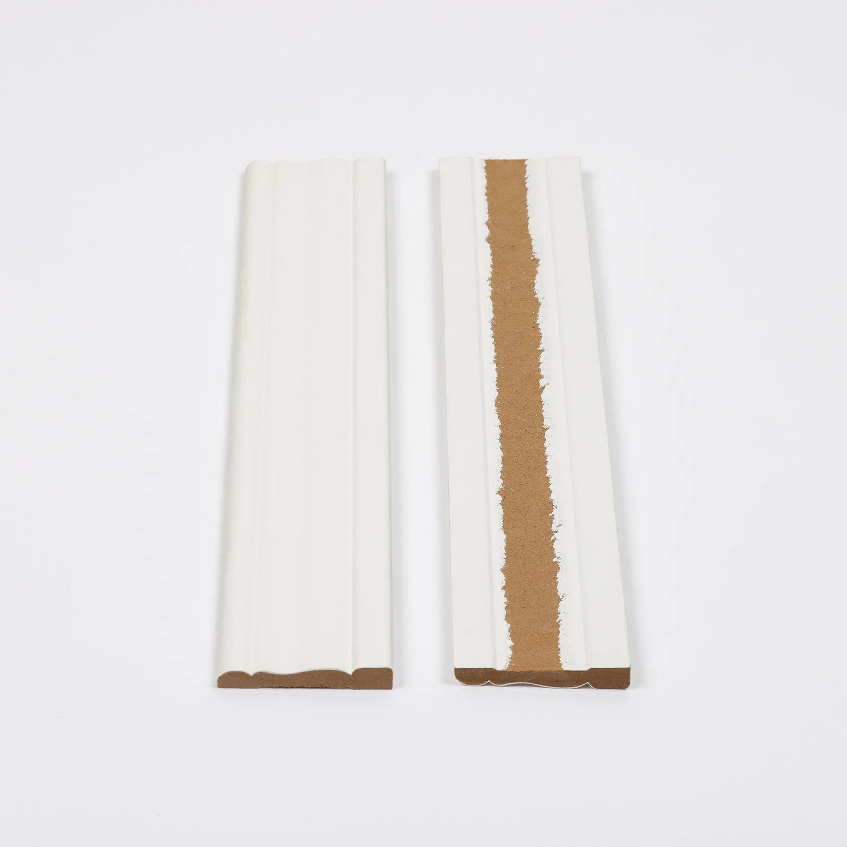 Cetakan kayu putih primer skirting molding colonial Baseboard skirting board mdf