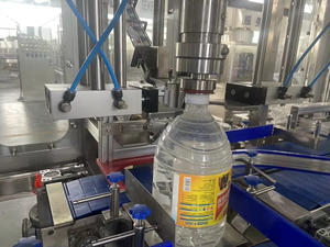 สายการผลิตเครื่องบรรจุขวดเครื่องดื่มอัตโนมัติแบบครบวงจร พร้อมฝาปิดและติดฉลาก - Product Image 5