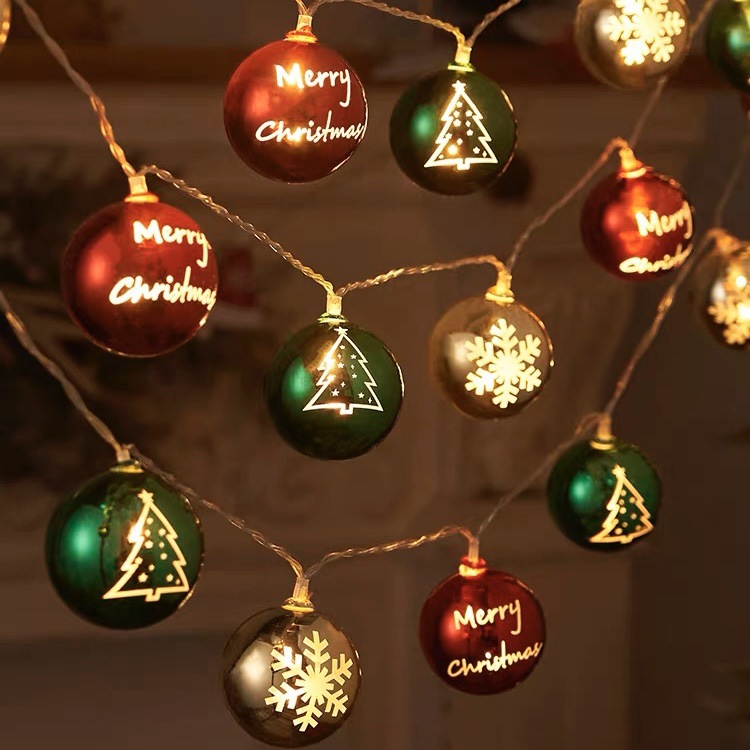 2024 New 1.5m 10LED Battery Christmas Lights with Santa Elk - DADAN Holiday Decoration Light