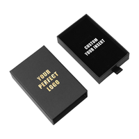 Estuche de Almacenamiento de Joyas Ecológico Personalizado, con Forro de Esponja, Laminación Mate, Caja de Cartón Rígido con Cajón para Collares, Anillos y Regalos