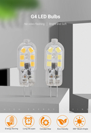 Ampoule LED G4 à forte luminosité, 12V 1.5W, sans scintillement, mini, à économie d'énergie, pour lampes murales - Vente chaude