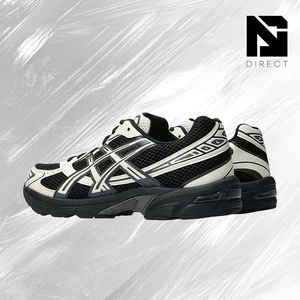 ASICS Gel 1130 'Cream Black' Zapatos de malla para caminar para hombre, zapatillas deportivas clásicas transpirables con cordones y punta redonda - Product Image 3