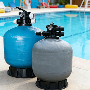 Filtre à sable pour <span class=keywords><strong>piscine</strong></span> le plus vendu, réservoir en fibre de verre 400mm 750mm 900mm avec vanne multi-ports à montage latéral - Product Image 1