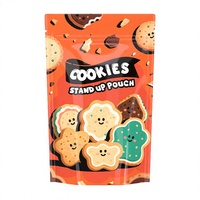 Sachet Doypack Refermable Personnalisé pour Emballage de Biscuits au Matcha, Présentoir de Détail pour Marques de Cafés, Boulangeries et Boutiques de Desserts