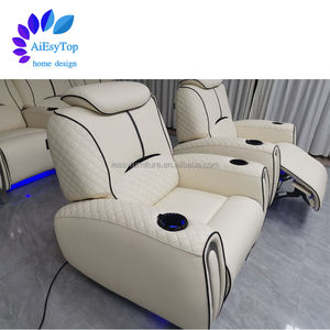 튼튼한 부드러운 홈 시어터 안락 의자 소파 핫 세일 거실 가구 VIP 홈 시어터 좌석 마사지 홈 시네마 럭셔리 소파 - Product Image 5