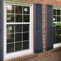 Soluciones Insonorizantes Más Vendidas, Ventanas Simuladas de Doble Hoja, Ventana Vertical Blanca de Eficiencia Energética