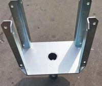 Tête de fourche de ponteau en acier galvanisé de haute qualité – Accessoires d'échafaudage pour la construction de bâtiments de bureaux