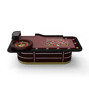 Hete Verkoop Geavanceerde Prachtige Hoge Kwaliteit Roulette Wiel Tafel Met Stevige Tafelpoten Voor Casino