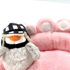 Universal klasik padat modis tempat tidur kucing gua dengan dilepas dicuci tikar kandang untuk kucing & anak anjing - Product Image 5