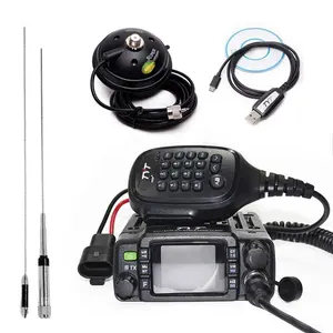 TYT TH-8600 IP67 Wasserdichtes Dualband 136-174MHz/400-480MHz 25W Autoradio HAM-Mobilfunk gerät mit Antenne, Clip halterung, USB-Kabel