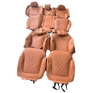 Housse de siège de voiture sur mesure pour 5 sièges, ensemble complet, cuir durable, spécifique pour Mercedes Benz EQS 2022 - Product Image 6
