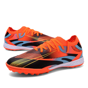 Chaussures de football d'entraînement pour garçons en gazon artificiel Ag/TF personnalisables, de haute qualité, professionnelles, confortables, crampons, semelle en caoutchouc pour futsal - Product Image 4