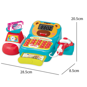Jouets HW TOYS, jeu d'imitation, <span class=keywords><strong>jouet</strong></span> préscolaire, meilleur cadeau pour les enfants, jouets amusants de conception de dessin animé pour enfants, <span class=keywords><strong>caisse</strong></span> <span class=keywords><strong>enregistreuse</strong></span> de supermarché - Product Image 5