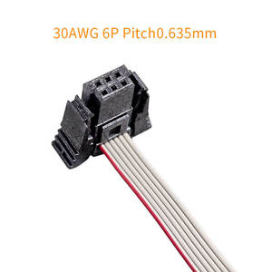 Cable de Cinta Plana Gris con Conector SDC IDC de 6 Pines y Paso de 1.27 mm Personalizado - Product Image 3