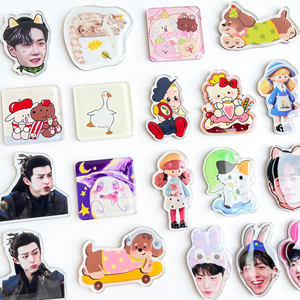 Fabrika promosyon akrilik Anime buzdolabı mıknatısları özel baskılı LOGO akrilik manyetik buzdolabı hatıra hediye - Product Image 3