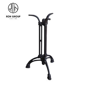 נחמד מחיר מזון מהיר מסעדה יצוק נירוסטה ברזל שולחן בסיס 3 רגל בר שולחן בסיס - Product Image 1