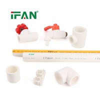 IFAN Solution complète pour raccords de plomberie PPR pour eau froide et chaude : Coude, raccord fileté, adaptateur de raccordement, raccords PPR