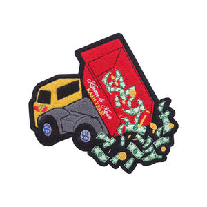 OEM 맞춤 셔닐 패치 자수 패치 셔닐 만화 애니메이션 채널 패치 (후드티, 반바지, 티셔츠용) - Product Image 1