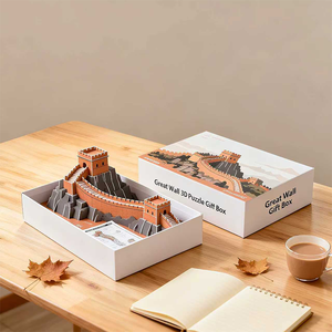 الألغاز الورقية ثلاثية الأبعاد Janpa Tokyo Tower نموذج ثلاثي الأبعاد لعبة تعليمية للأطفال تصاميم مخصصة - Product Image 2