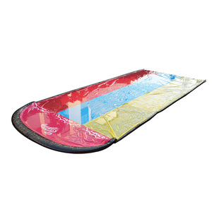 Wham-O Slip'N <b>Slide</b> Wave Rider Triple 18 Ft <b>Inflatable</b> <b>Water</b> <b>Slide</b> Outdoor Kids Play Set - Product Image 2
