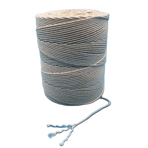 100% coton naturel boulangers ficelle ficelle macramé cordon corde pour coton emballage cordes coton corde torsadée bricolage - Product Image 1