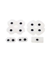 Kit de caoutchouc conducteur et de boutons pour manette PS4 2026R pour manette sans fil 3.0/4.0/5.0, accessoires de jeu