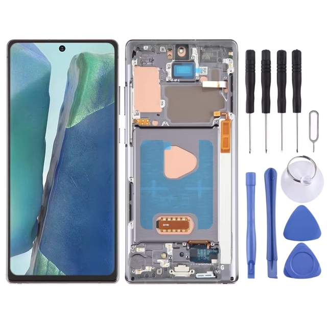 Hot Selling for Note20 SM-N980 OLED LCD Screen Digitizer Full Assembly with Frame