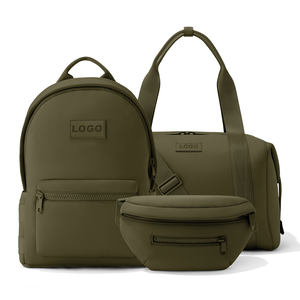 Mochila de Viaje de Gran Capacidad para Gimnasio, con Logotipo Personalizado, Juego de Bolsas de Neopreno, Bolsa de Viaje de Fin de Semana, Bolsa de Aseo, Mochila para Mujer - Product Image 1