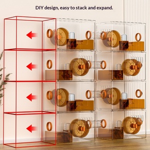 Luxury Large Oversized Villa <strong>Hamster</strong> <strong>Cage</strong> Combination for Small Animals PP Material Eco-Friendly Lightweight for Indoor/Outdoor - Product Image 4