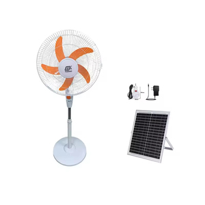 Ventilador Solar de Pie de 16 Pulgadas con Luz y Banco de Energía con Salida USB, Panel de 15W, Batería de Litio de 10000mah para la Familia - Product Image 3