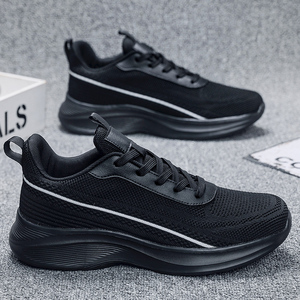 Nuevas zapatillas casuales transfronterizas para hombre, talla grande, suela MD, parte superior de malla transpirable, estilo para caminar, para correr y deportes. - Product Image 5