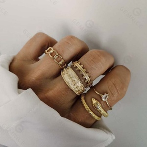 Gemnel de Plata de Ley 925 minimalista para mujer, joyería de zirconia de alta calidad, anillo de moda para chica - Product Image 4