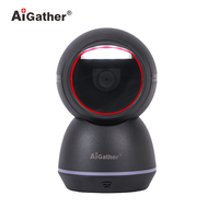 Plataforma de escaneo de código de barras de escritorio USB de color negro + con cable