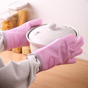 Gants <span class=keywords><strong>anti</strong></span>-brûlure et isolants thermiques en silicone épaissi pour la <span class=keywords><strong>cuisine</strong></span>, la pâtisserie, les fours et les micro-ondes à haute température - Product Image 2