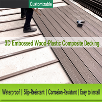 Planches de terrasse en composite de résine HDPE pour extérieur, pour jardin, parc, patio, allée, camping, projets de aménagement paysager
