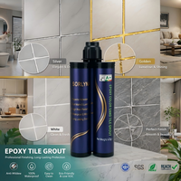 SORLYNA Mastic époxy imperméable pour joints de carrelage, anti-salissure, décoratif, pour murs de cuisine et construction moderne