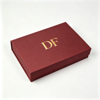 Boîte cadeau pliable magnétique avec logo personnalisé, estampage à chaud, forme de livre rigide, boîte cadeau en papier pour emballages de portefeuilles et de carnets