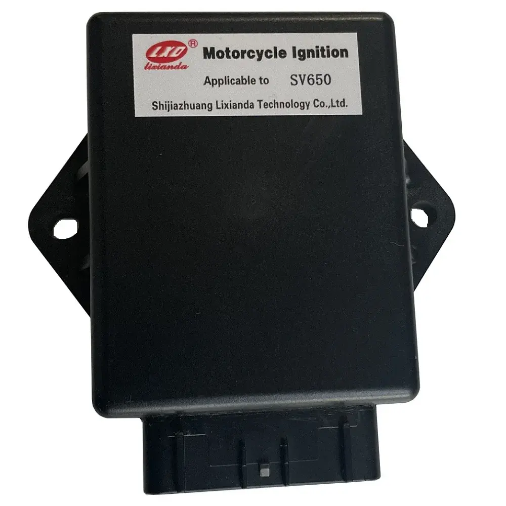 オートバイのパフォーマンスパーツ点火点火システムユニットデジタル調整可能な DC CDI レーシング CG125 CG150 CG2 点火CDI  GY6 125 150 200 250CC CG125 CG150 CG250 オートバイ部品 DC CDI ボックス オートバイ CDI ユニット  ZJ125/CG125に適用 リード線式自動進角DC ..., image size:1000x1000